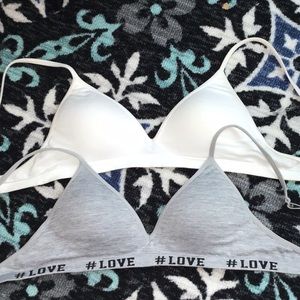 Two Teens bras ...both in great condition